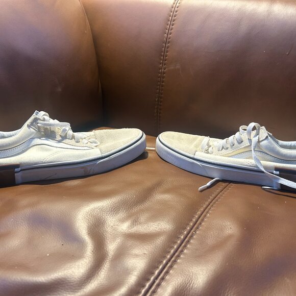 Vans Old Skool Suede White Sz 9 - Picture 1 of 5